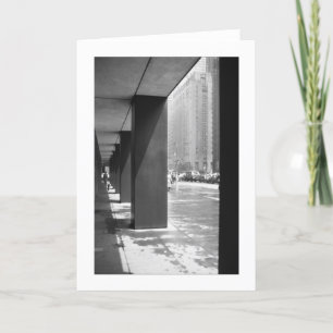 Carte SEUL New York Photographie noir et blanc