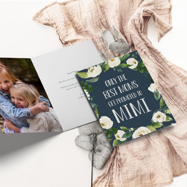 Carte Seules les meilleures mamans sont promues à Mimi (Créateur téléchargé)