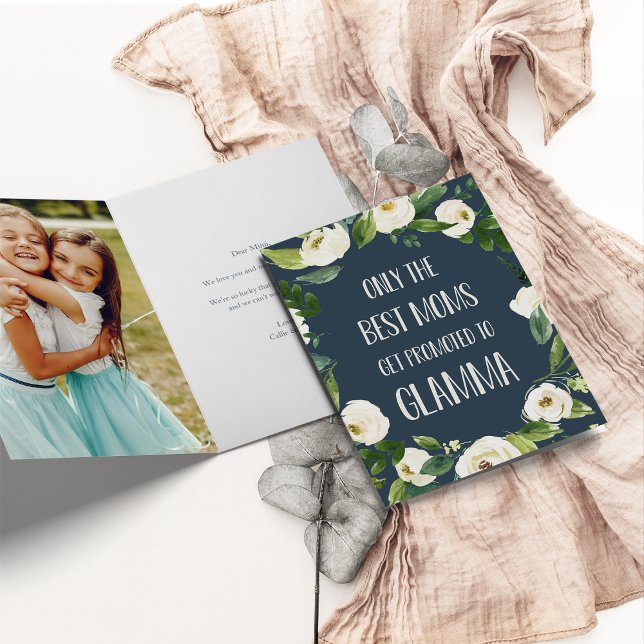 Carte Seules les meilleures mamans sont promues au glamo (Créateur téléchargé)