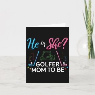 Carte Sexe Révéler Lui Ou Elle Mère À Être Golfer Futur