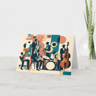 Carte Sextet âge du jazz du milieu du siècle
