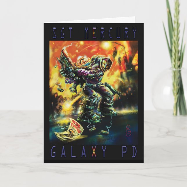CARTE SGT MERCURY GALAXY PD (Devant)