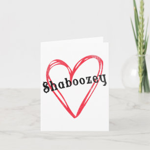 Carte Shaboozey Cœur T Avec Prénom Pour Filles Et Femmes