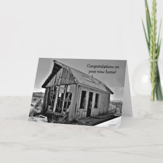 Carte Shack drôle Félicitations pour la nouvelle maison