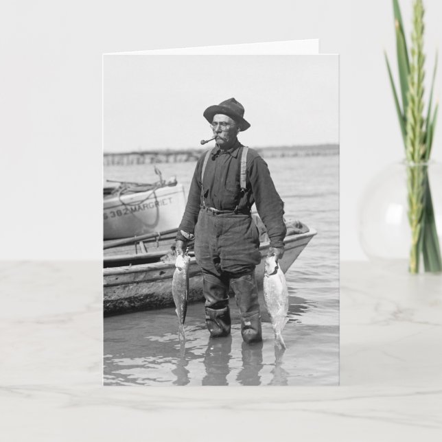 Carte Shad Fishing, début des années 1900 (Devant)