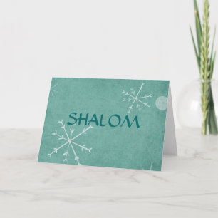Carte Shalom de Snowflakes
