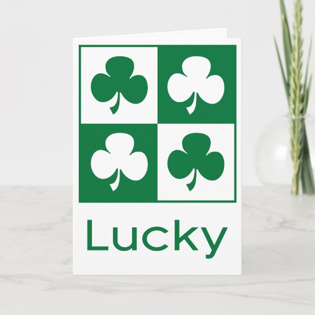 Carte Shamrock (Devant)
