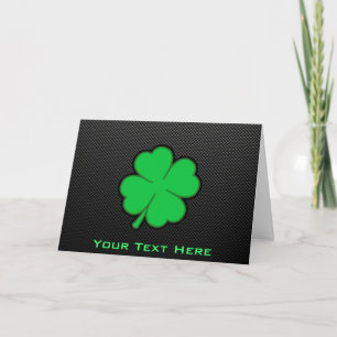 Carte Shamrock élégant