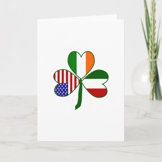 Carte Shamrock italien (Devant)