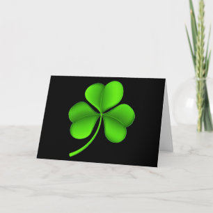Carte Shamrock sur gccnt noir