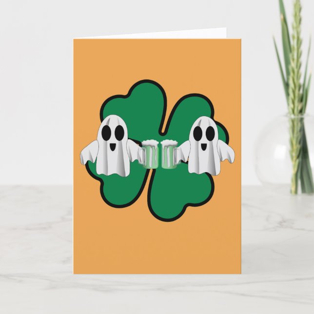 Carte Shamrocked and Sheet-faced (Devant)