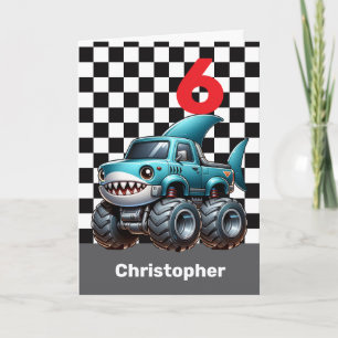 Carte Shark Monster Truck 5e anniversaire