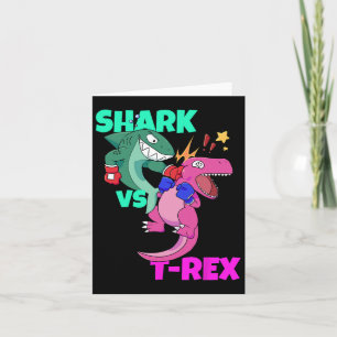 Carte Shark Vs Dinosaur T Rex Gants De Boxe Pour Enfants