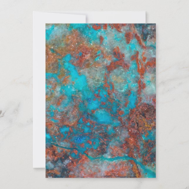 Carte Shattuckite bleue et rouge (Devant)