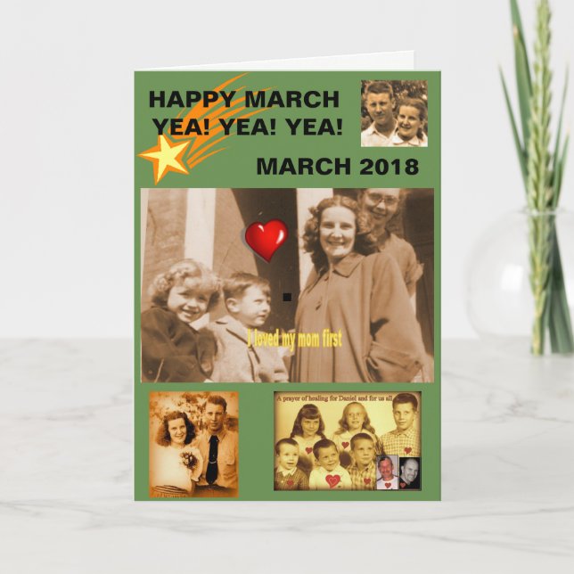 Carte Shawnee Mama, happy March (Devant)