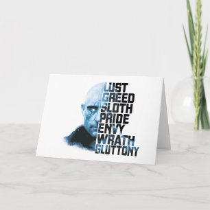 Carte SHAZAM ! péchés mortels de Dr. Sivana sept de