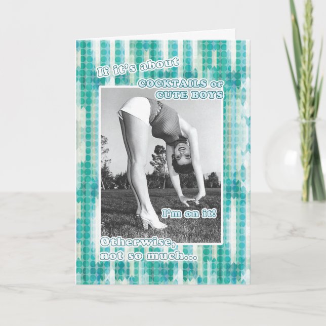 Carte She knows wot's wot and is on it! birthday (Devant)