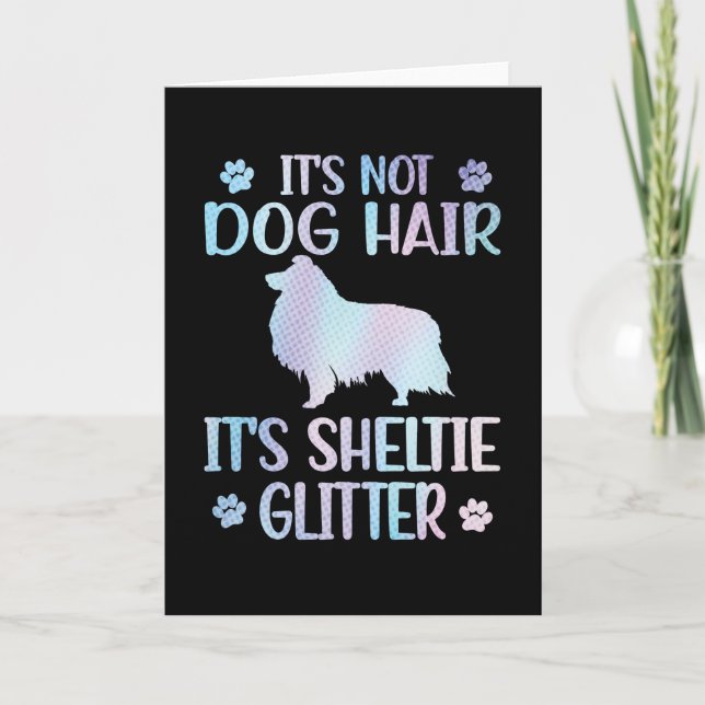 Carte Sheltie Lover Shetland Sheepdog Propriétaire Shelt (Devant)