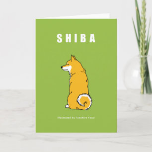 Carte Shiba Greeting Card