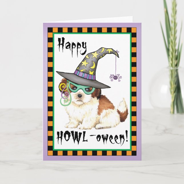 Carte Shih Tzu Witch (Devant)
