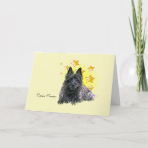 Carte Short Haired Cairn Terrier est une étoile