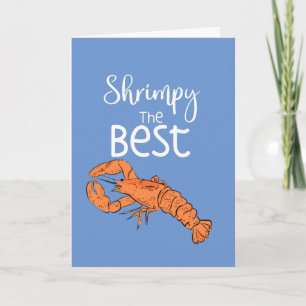Carte Shrimpy le meilleur homard noël merci