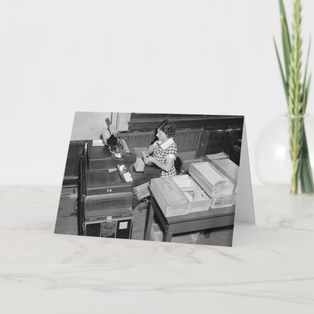 Carte Shuffler, 1937 (Devant)