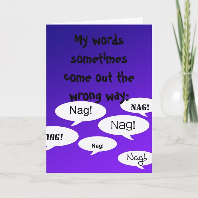 Carte Si bon harceler sort mal (Devant)