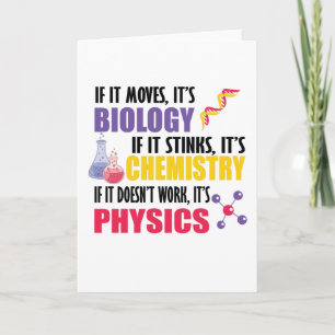 Carte Si ça bouge c'est la biologie