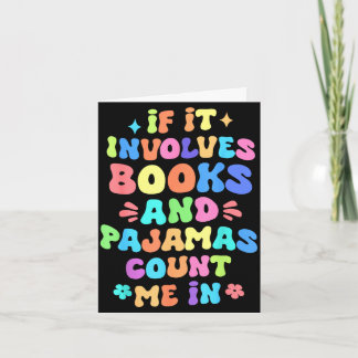 Carte Si cela implique des livres et des pyjamas, compte