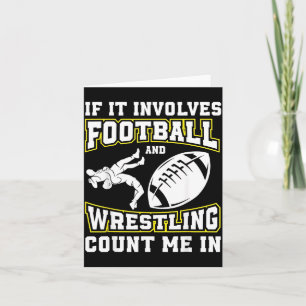 Carte Si cela implique le football et la lutte, comptez-