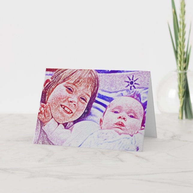 Carte Si heureux d'entendre parler de votre nouveau bébé (Devant)