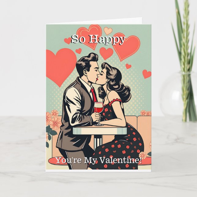 Carte Si heureux que vous soyez ma Saint-Valentin | Pop  (Devant)