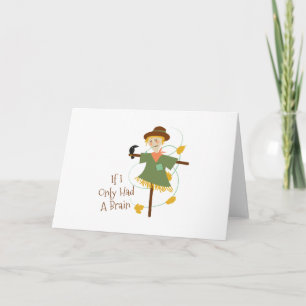 Carte Si Je N'Avais Qu'Un Cerveau