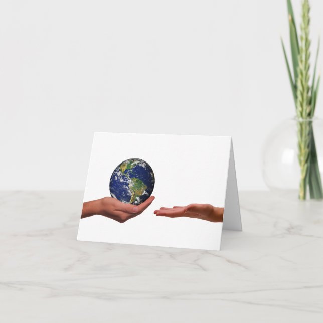Carte Si je pouvais vous donner le Monde (Devant)