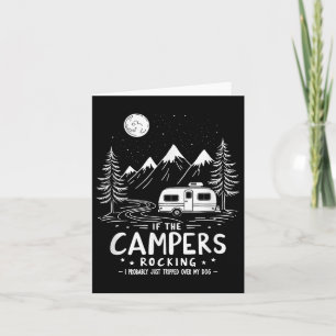 Carte Si Les Campers Rocking - Amoureux des chiens Fou P