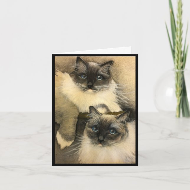 Carte Si les chats pouvaient parler (Devant)