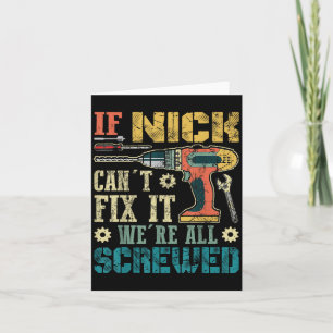 Carte Si Nick ne peut pas le réparer nous sommes tous fo