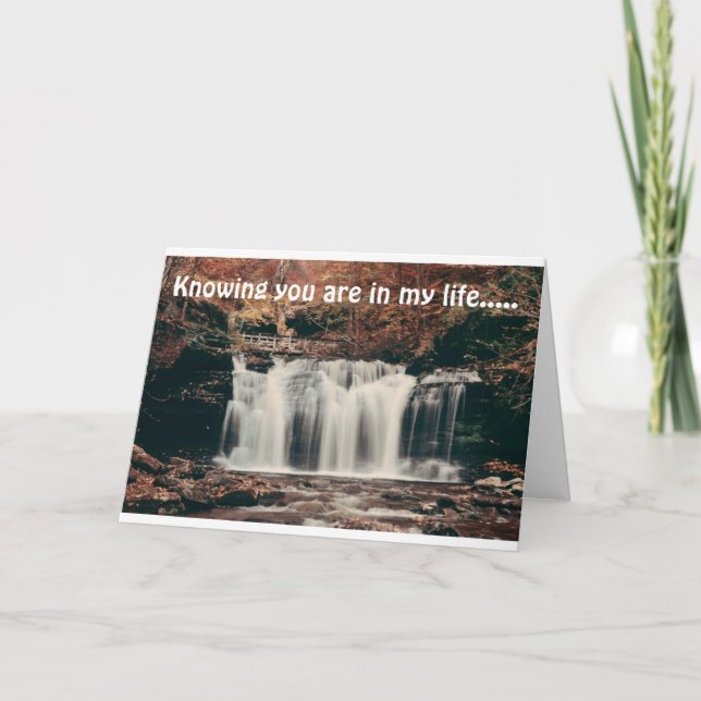 CARTE *SI RECONNAISSANTE* QUE ***VOUS*** ÊTES DANS MA VI (Devant)