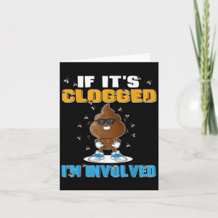 Carte Si Son Clogging Im Impliquait Amusant Humour Adult