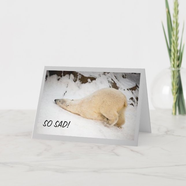 CARTE ***SI TRISTE VOUS MANQUE TANT !*** (Devant)