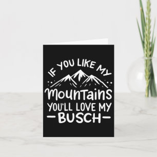 Carte Si Vous Aimez Mes Montagnes, Vous aimerez Mon Bass
