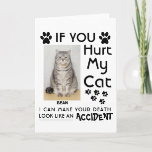 Carte Si Vous Avez Blessé Mon Chat, Je Peux Faire Vos Pâ