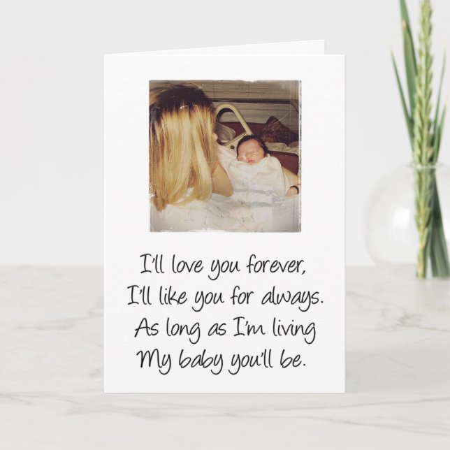 Carte Si vous choisissez de le lui dire (carte d'adoptio (Devant)