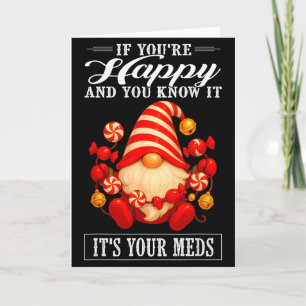 Carte Si vous êtes heureux et que vous le savez, c'est v