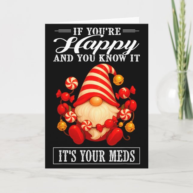 Carte Si vous êtes heureux et que vous le savez, c'est v (Devant)