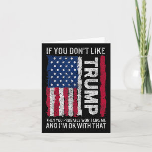 Carte Si Vous N'Aimez Pas Trump, Vous N'Aimerez Probable