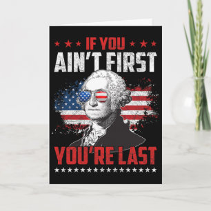 Carte Si vous n'êtes pas premier vous êtes dernier Indep
