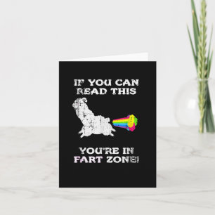 Carte Si Vous Pouvez Lire Cela Vous Dans Fart Zone Drôle