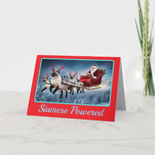 Carte Siamese Reindeer